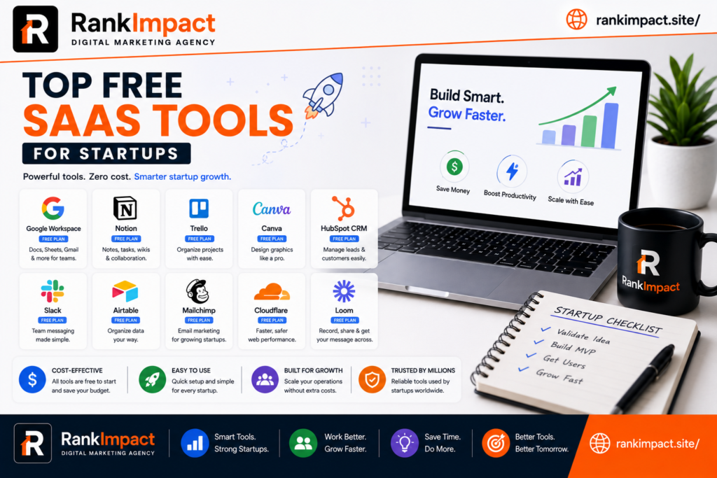 top free saas tools for startups