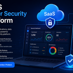 SaaS cyber security platform protecting cloud business data in 2026.