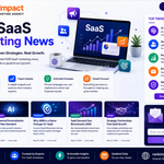 b2b saas marketing news 2026 trends and statistics illustration for software growth teams.