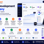 saas development company hiring guide and cost breakdown illustration.