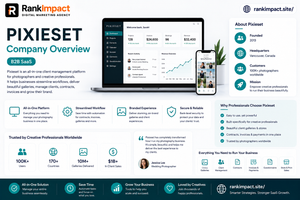 pixieset company overview b2b saas platform for photographers.