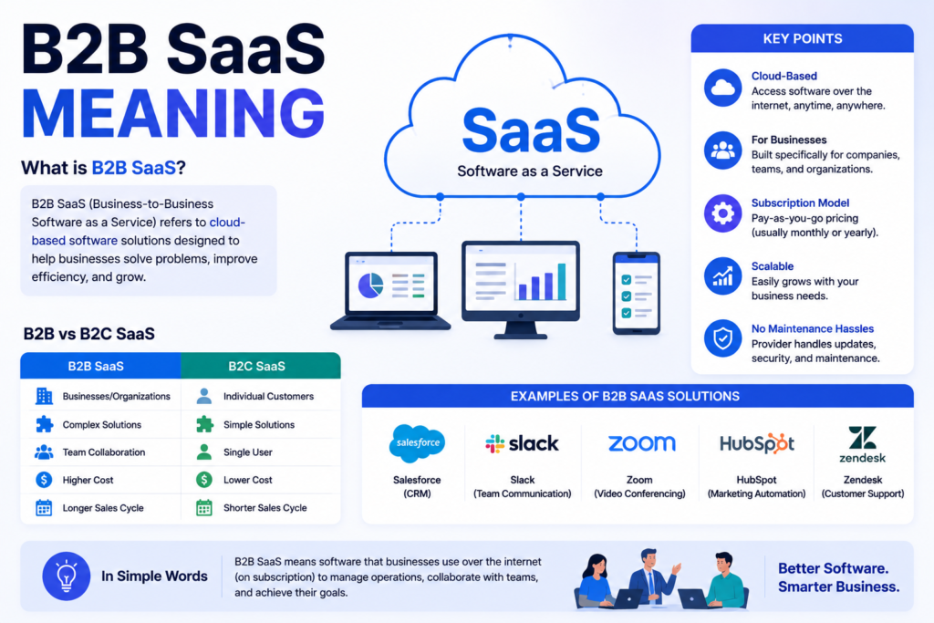 B2B SaaS meaning