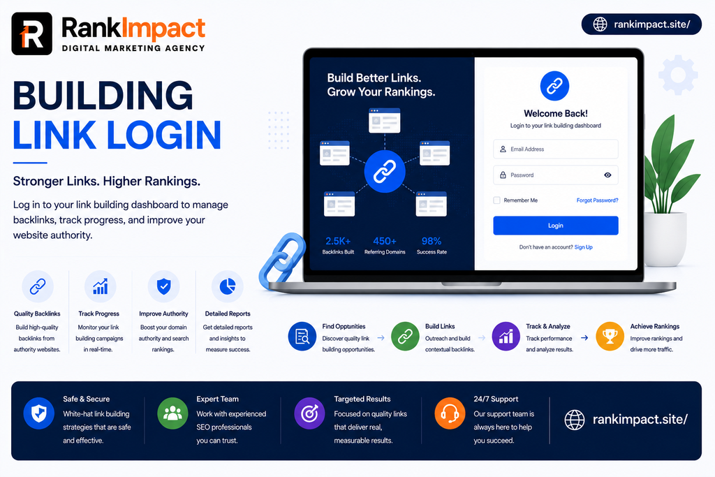 building link login screen for resident portal access.